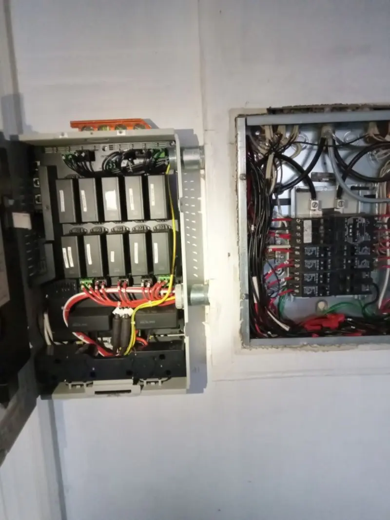 Electrical panel upgrade completed for Indoor Lighting Installation in Pelham